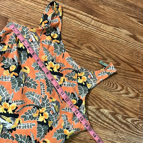 PATALOHA PATAGONIA organic cotton faux wrap Hawaiian print dress - Picture 9 of 11